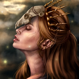 Принцесса шаманов, фэнтези портрет