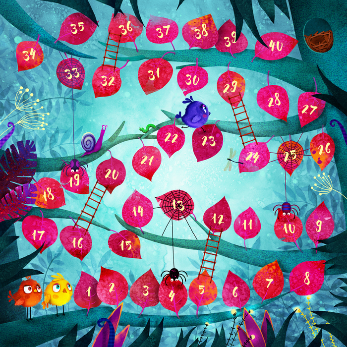 Настольная игра "Лесные приключения". Издательство Клевер.