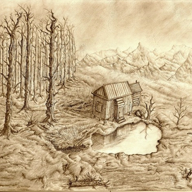 Дом у пруда