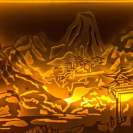 Свет ночных фонарей