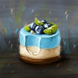 Голубой десерт