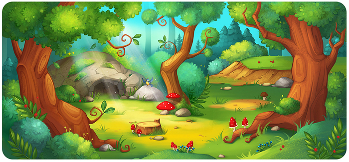 Иллюстрация к детской книге.