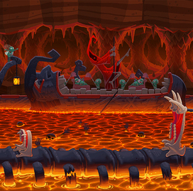 Подземная локация для игры Sheep happens