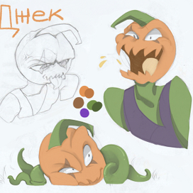 концепт арт персонажа 