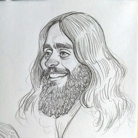 Скетч-портрет Jared Leto