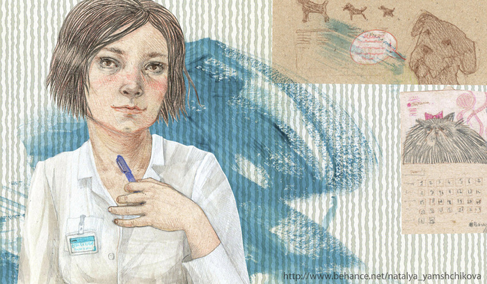 Иллюстрация к детективу Константина Смелого "Кругом слоны, Миша".