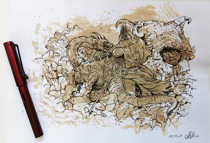 рис. из пятна..- ОПАСНЫЙ РЕЙД..-(конечный)