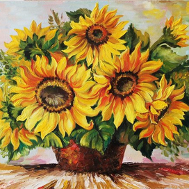 Подсолнухи