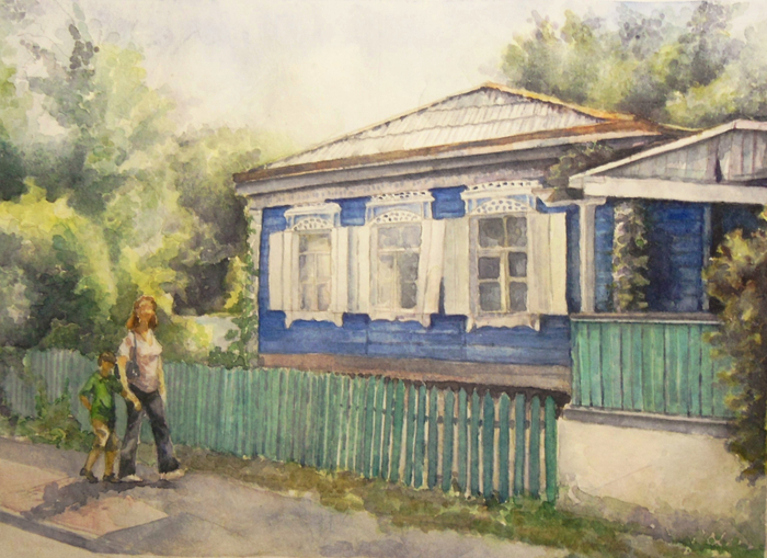 Утро в станице Старочеркасской 