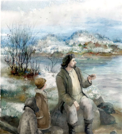 голубая змейка.фрагмент.