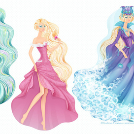 Mermaid - For the Paper Dolls Project