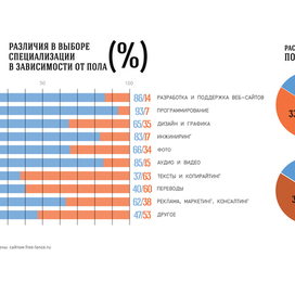 Инфографика "Фрилансеры" (2012)