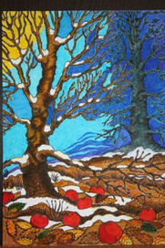 Яблоки на снегу