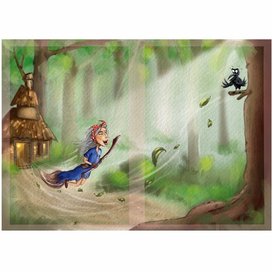 Иллюстрация для книжного разворота