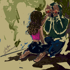 ты тупой как картошка и я рисую тебе глазки