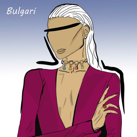 Девушка в Bulgari