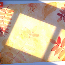 Цыфровая акварель оранжевый