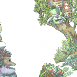 страницы 14 и 15, разворот 