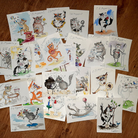 котики-открытки