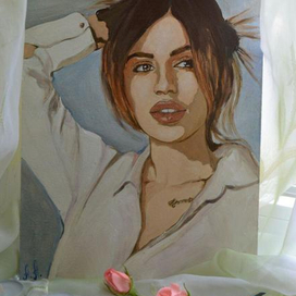 Портрет маслом в стиле поп-арт