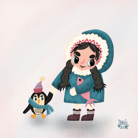 Укутались зимой