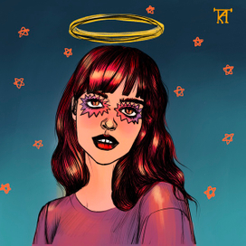 Девушка звезда