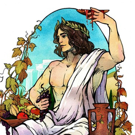 Мужчина с  вином