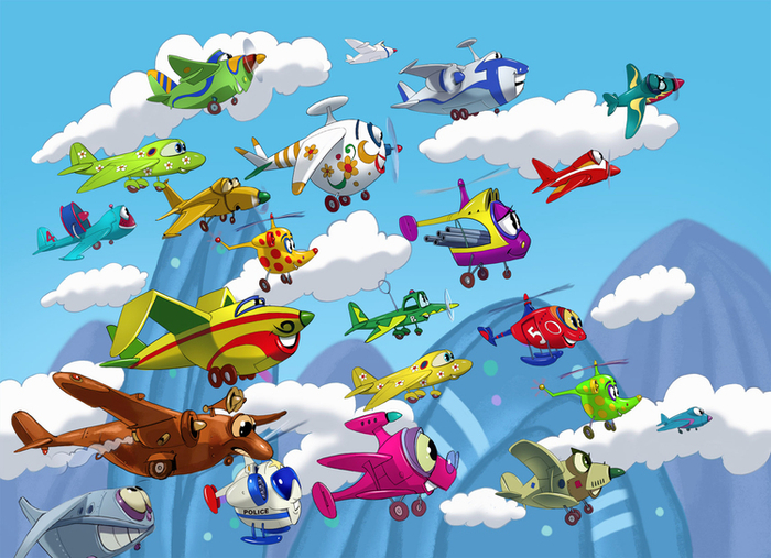 город самолетиков