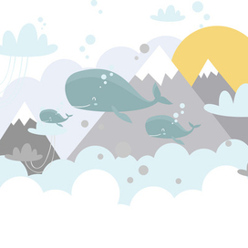 киты и горы