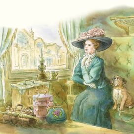 В поезде. Книжка о балерине Анне Павловой