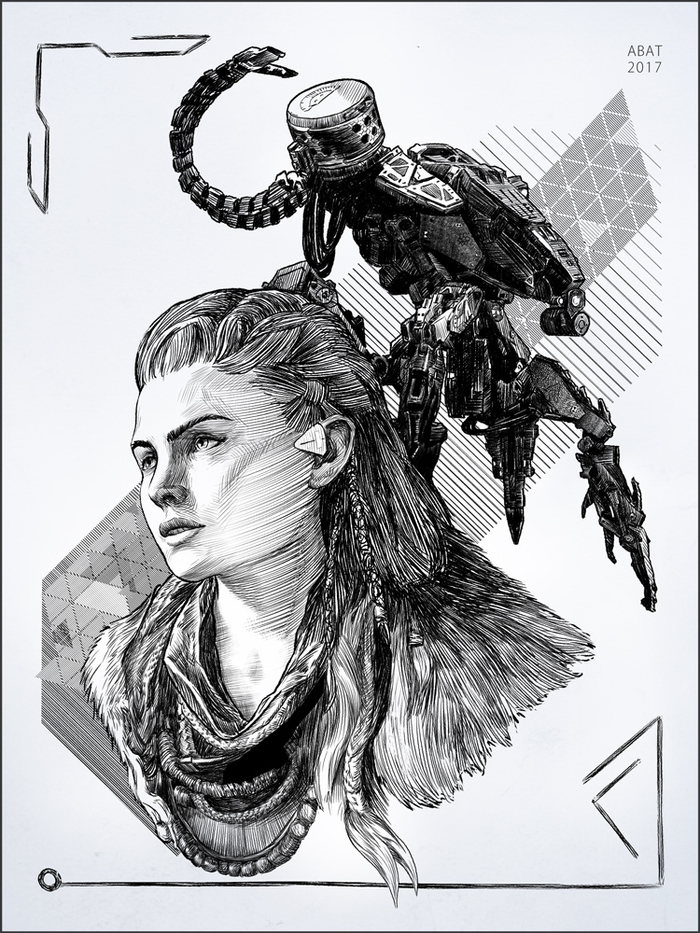 Horizon zero dawn. Fanart.