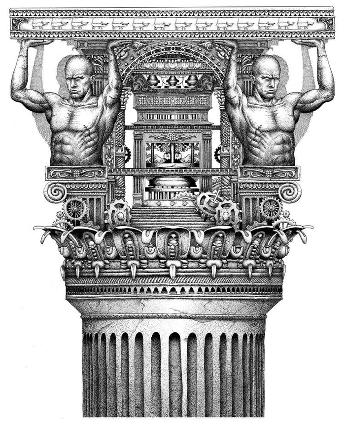 Иллюстрация для журнала Собака.ру, премия ТОП 50