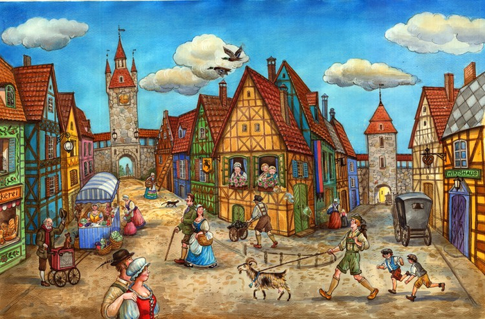 Ганс в городе