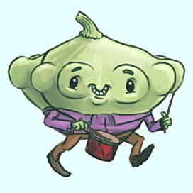 Патиссон-барабанщик