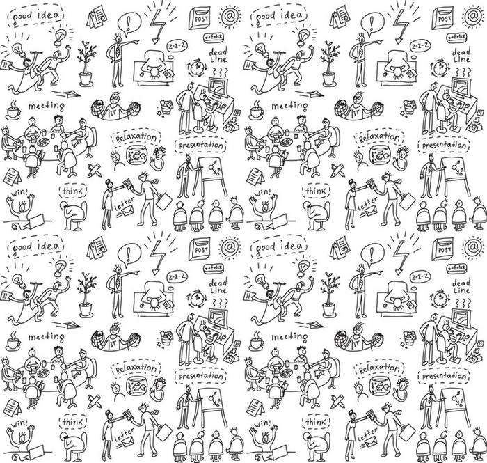 Офисное творчество)) Дудлики