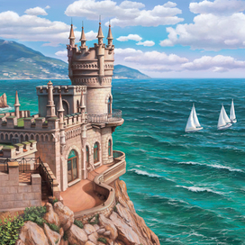 Ласточкино Гнездо день