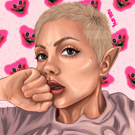 Диджитал портрет Дарья Каплан