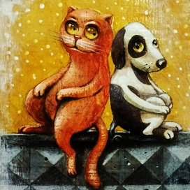 У кота была собака...