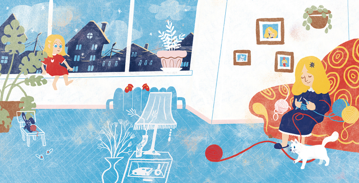 "Вязаная история" Нитки