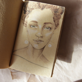 "Портрет шатенки" 