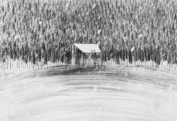 Снежный день.