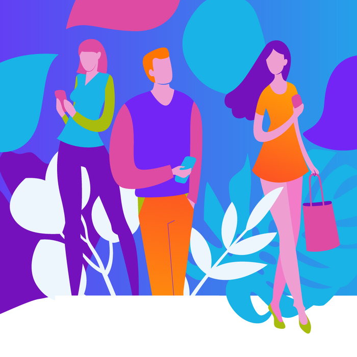 Люди и смартфоны