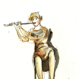 Флейтистка