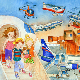 Аэропорт. Для детской энциклопедии техники.