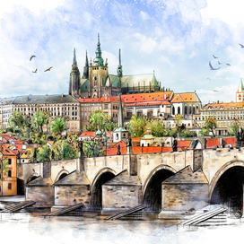 Прага. Серия пейзажей