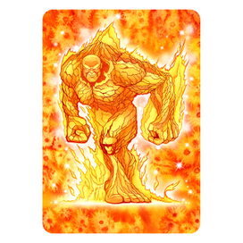 Огненный великан. Персонаж для настольной психологической игры.