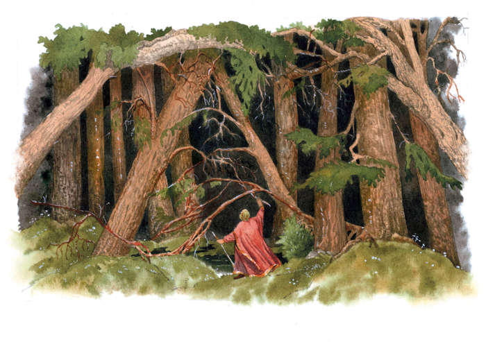 С.Аксаков, "Аленький цветочек", заставка