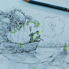  Скетч-шутка "Привидение в качестве приманки"