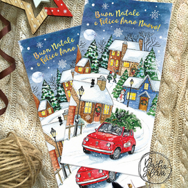 Открытка "Buon Natale"