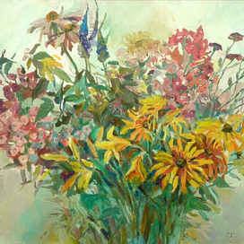 Большой летний букет